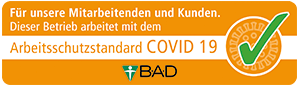 BAD Covid 19 Arbeitsschutzstandard Logo