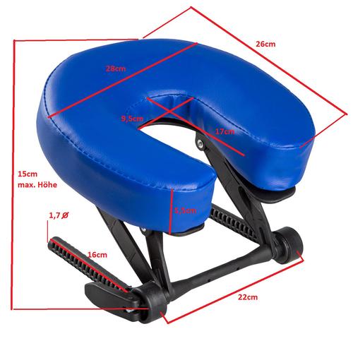 Adjustable Headrest with Metal Brackets - burgundy, 1013733, P&oacute;talkatr&eacute;szek