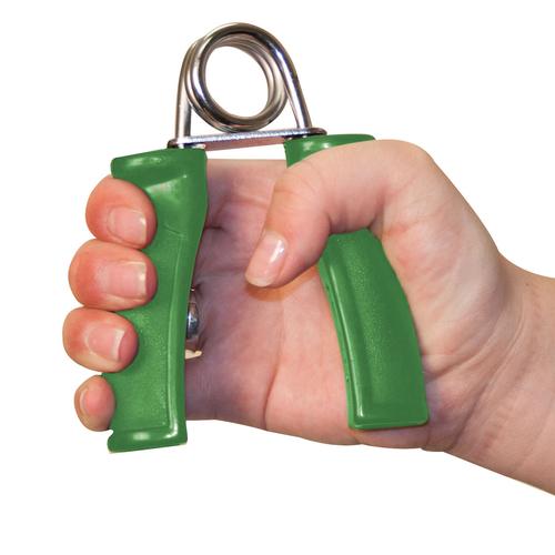 Handtrainer- und Fingertrainer Cando® ErgoGrip, Widerstand 5,2 kg - grün (mittel), 2 Stück, 1015426, Handtrainer