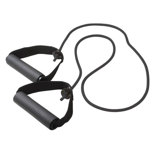 Exercise tubing with handles CanDo - 1,2 m, black - difficult | Alternative to dumbbells, 1017210, Обруч для упражнений