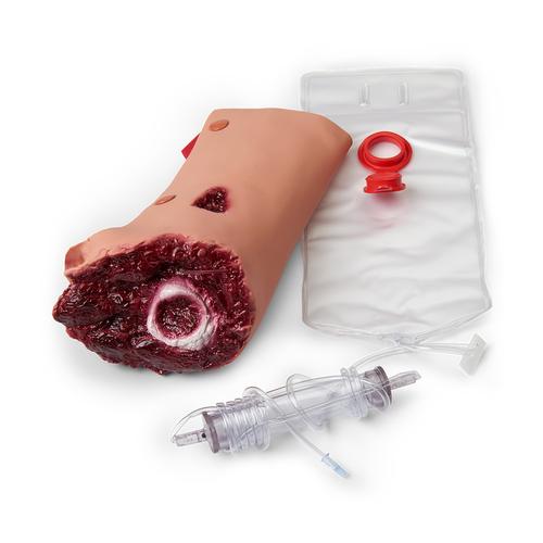 다리 절단 부상 사고 시뮬레이션 키트  Leg amputation wound for accident simulation kit, 1017565, 몰라쥬 과 외상 시뮬레이션
