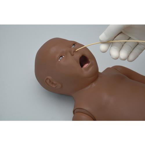 Mannequin de soins du nouveau-né, foncée, 1017862, Les soins aux patients nouveau-nés
