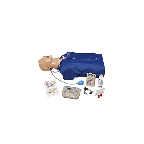Tronco Avan&ccedil;ado "Airway Larry" vem com Fun&ccedil;&otilde;es de Desfibrila&ccedil;&atilde;o, Simula&ccedil;&atilde;o ECG e Treinamento AED, 1018868, Gest&atilde;o das vias a&eacute;reas adulto
