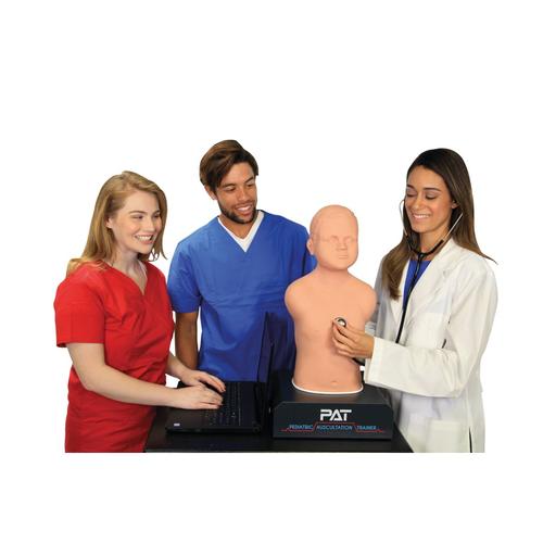 PAT® - Pediátriai auszkultációs oktató eszköz, világos bőrű, 1020096, AUSZKULTÁCIÓ