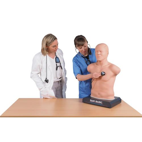 SAM Basic&reg; - Affordable Adult Auscultation Manikin, hellh&auml;utig, 1020097, Auskultation