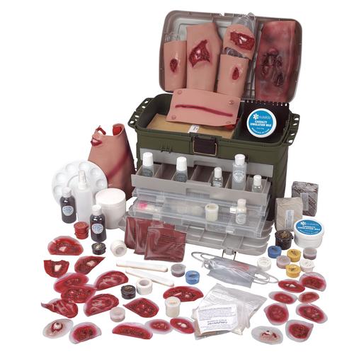 Deluxe Casualty Simulation Kit, 1020263, Moulage and Wound Simulation