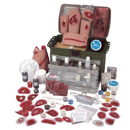 Kit de simulación de heridas Deluxe, 1020263, Simulación de emergencias y heridas