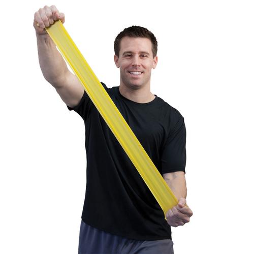Sup-R Band® 5,5 m  -jaune/ x-light | Alternative aux haltères, 1020816, Bandes d'exercice - Bandes de gymnastique - Tubes
