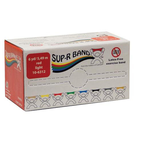 Sup-R Band® 6 yard - Red/ light | Alternative to dumbbells, 1020817, Ленты для упражнеий