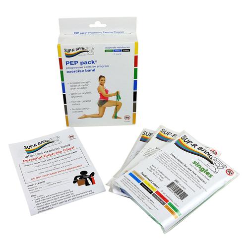 Sup-R Band®, PEP Pack, moderate | Alternative zu Kurzhanteln, 1020832, Übungs- und Physiobänder