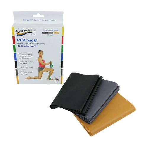 Sup-R Band&reg;, PEP Pack, challenging | Alternativa a las mancuernas, 1020833, Bandas de entrenamiento