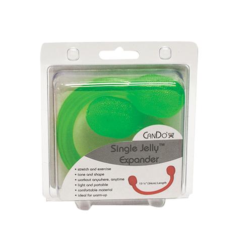 CanDo Jelly™ Expander Single Exerciser 1-tube - green, medium | Alternative to dumbbells, 1021265, Gymnastics Bands - Tubes