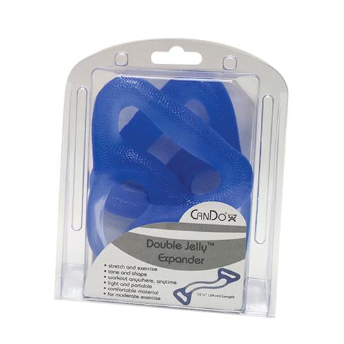 CanDo Jelly™ Expander Double Exerciser 2-tube - blue, heavy | Alternative to dumbbells, 1021270, Gymnastics Bands - Tubes