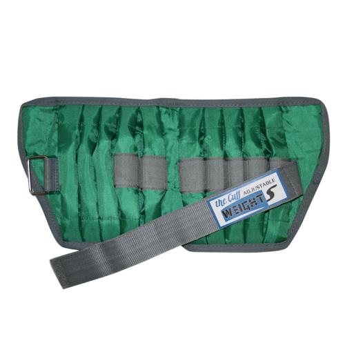 The Adjustable Cuff ankle weight - 5 lb (10 x 0.5 lb inserts), green, 2x | Alternative aux halt&egrave;res, 1021295, Poids, halt&egrave;res, lestages