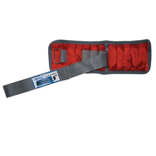 The Adjustable Cuff wrist weight - 4 lb (20 x 0.2 lb inserts), red, 2x | Alternative aux halt&egrave;res, 1021305, Poids, halt&egrave;res, lestages