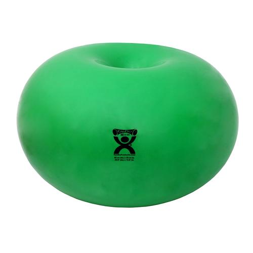 CanDo Donut ball 65cm&Oslash;x35 cm H, green, 1021315, Accessoires de massage (manuels)