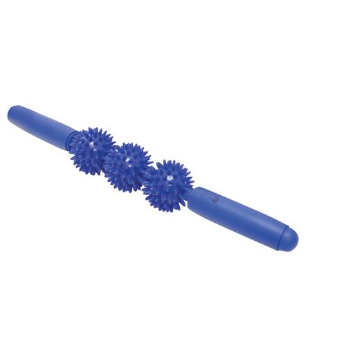 Point Relief Massage Bar - 6 x 42cm - 3 balls, blue, 1021318, Accessoires de massage (manuels)