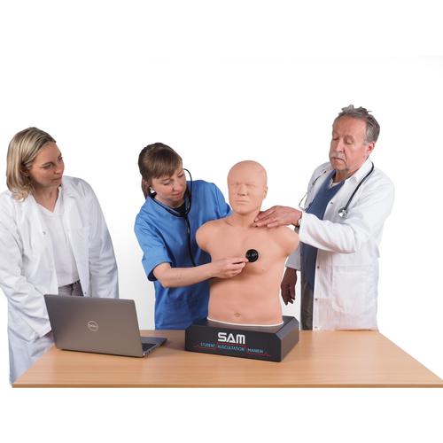SAM 3G&reg; - Student Auscultation Manikin, light skin tone, 1021554, Auscultation