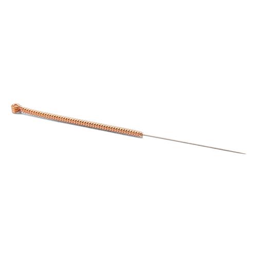 Acupuncture needles with copper handle - MOXOM TCM 100 pcs. (silicone coated) 0.20 x 15 mm , 1022095, Acupuncture Needles MOXOM