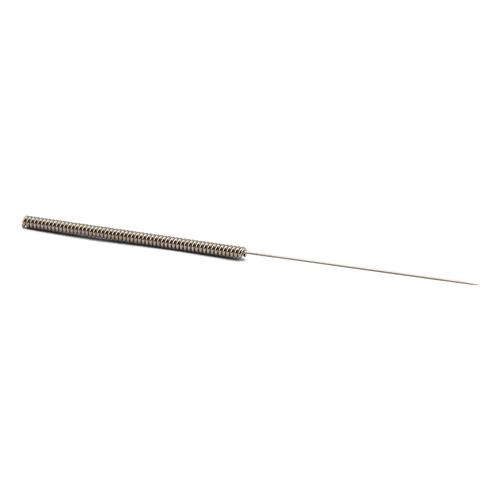 Akupunkturnadeln mit Stahlwendelgriff, silikonisiert - MOXOM Steel: 100 Nadeln je 0,25x25 mm (ohne Führung), 1022115, Akupunkturnadeln MOXOM