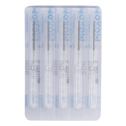 MOXOM Steel  - 0.20 x 15 mm - sin recubrimiento - 100 agujas, 1022120, Uncoated Acupuncture Needles