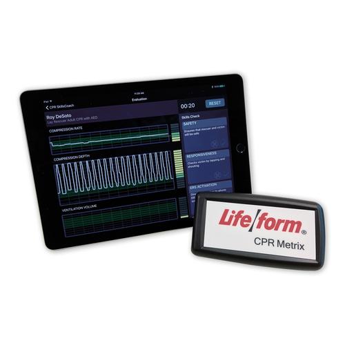 CPARLENE&reg; Maniqu&iacute; de tama&ntilde;o completo con RCP Metrix e iPad&reg;, 1022171, BLS adulto