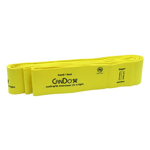 CanDo® Multi-Grip™ Exerciser, x-light, yellow | Alternative to dumbbells, 1022303, 练习绷带