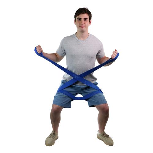 CanDo&reg; Multi-Grip&trade; Exerciser, heavy, blue | Alternative aux halt&egrave;res, 1022307, Bandes &eacute;lastiques