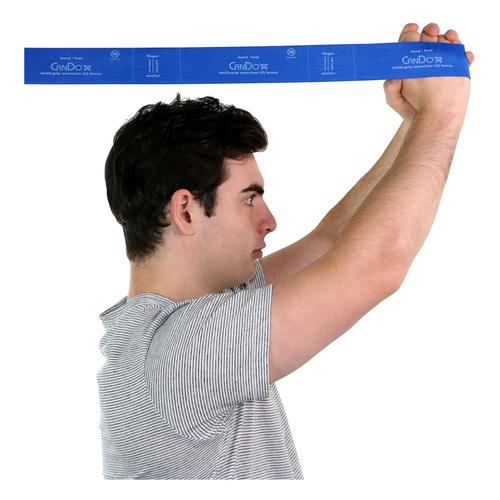 CanDo&reg; Multi-Grip&trade; Exerciser, heavy, blue | Alternative aux halt&egrave;res, 1022307, Bandes &eacute;lastiques