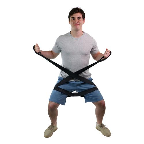 CanDo&reg; Multi-Grip&trade; Exerciser, x-heavy, black | Alternative aux halt&egrave;res, 1022308, Bandes &eacute;lastiques