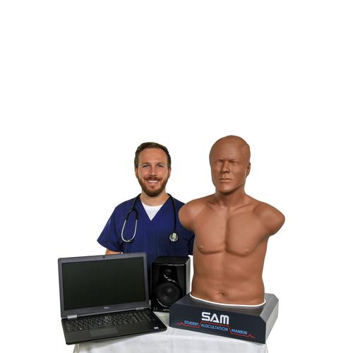 SAM 3G&reg; - Auskultationstrainer, dunkelh&auml;utig, 1022396, Auskultation