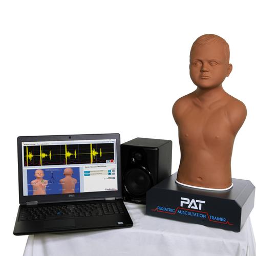 PAT® — Pediátriai auszkultációs oktató eszköz, sötét bőrű, 1022473, AUSZKULTÁCIÓ