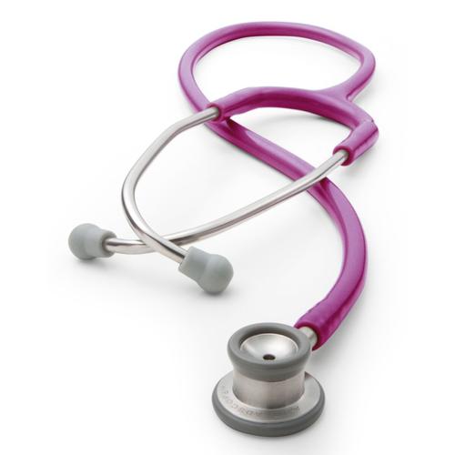 Adscope 605 - Infant Clinician Stethoscope - Metallic Raspberry, 1023611, Stethoscopes and Otoscopes