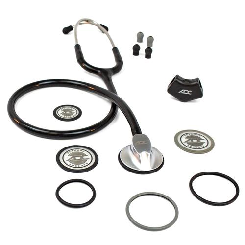 Adscope 612 - Lightweight Platinum Clinician Stethoscope - Black, 1023617, Stethoscopes and Otoscopes