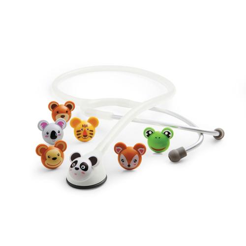 Adimals 618 - Platinum Pediatric Stethoscope - White, 1023626, Stethoscopes and Otoscopes