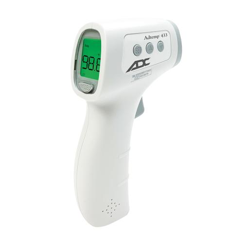 ADC Non-Contact Infrared Thermometer with Trigger-Style Design, Adtemp 433, 1023690, Clinical Thermometer