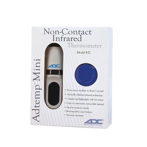 Mini thermomètre infrarouge sans contact ADC Adtemp 432, 1023691, Thermomètre Médical
