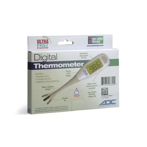 Thermomètre numérique à lecture rapide ADC Adtemp 418N, 1023692, Thermomètre Médical