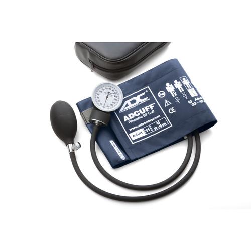 ADC Prosphyg 760 Sfigmomanometro aneroide tascabile con bracciale per pressione arteriosa Adcuff in nylon, Adulto, 1023704, monitor per la pressione sanguigna per uso domestico