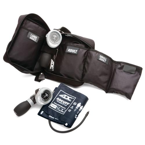 ADC Multikuf 731 3-Cuff EMT Kit with 804 Portable Palm Aneroid Sphygmomanometer, navy, 1023713, Sphygmomanometers