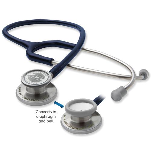 Adscope 608 - Convertible Clinician Stethoscope - Navy, 1023864, Stethoscopes and Otoscopes