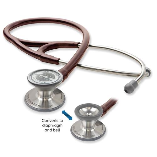 Adscope 601 - Convertible Cardiology Stethoscope - Burgundy, 1023916, Sztetoszk&oacute;pok &eacute;s otoszk&oacute;pok