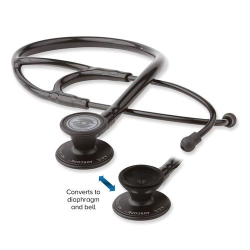 Adscope 601 - St&eacute;thoscope de cardiologie convertible - Tactique, 1023922, St&eacute;thoscopes et otoscopes