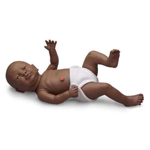 Krankenpflegepuppe, Säugling – dunkelhäutig, männlich, 1024022, Krankenpflege Neugeborene
