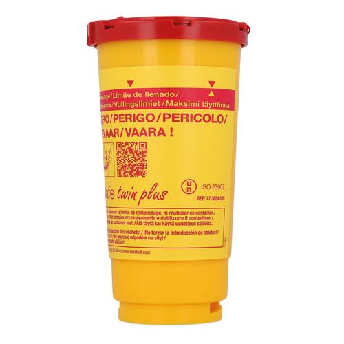Disposal container for acupuncture needles with 0.5 Liter capacity, 1024085, Acupuncture accessories