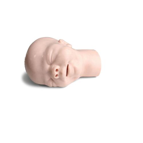 Enveloppe épidermique de tête avec passage nasal Pierre Robin X de rechange pour mannequins d’intubation AirSim, 1024522, Pièces de rechange
