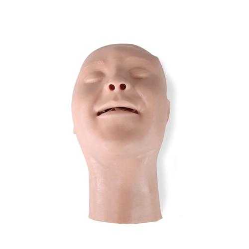 Enveloppe épidermique de tête avec passage nasal Child Combo X de rechange pour mannequins d’intubation AirSim, 1024524, Pièces de rechange
