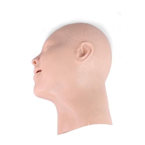 Passagem nasal e de pele da cabeça do Child Combo X de reposição para manequins de intubação AirSim Child Combo, 1024524, Peças de reposição