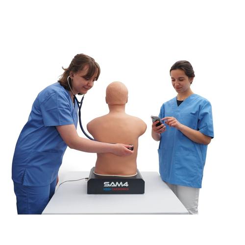 Mannequin d&rsquo;auscultation &agrave; peau claire SAM4
, 1024553, Auscultation
