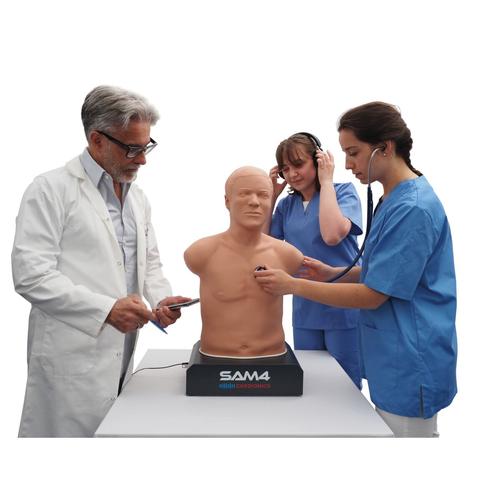 SAM4听诊模拟人-浅色皮肤, 1024553, 听诊